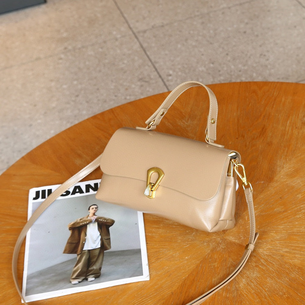 Beautiful Women's Genuine Leather Portable Vegetable Crossbody Bags