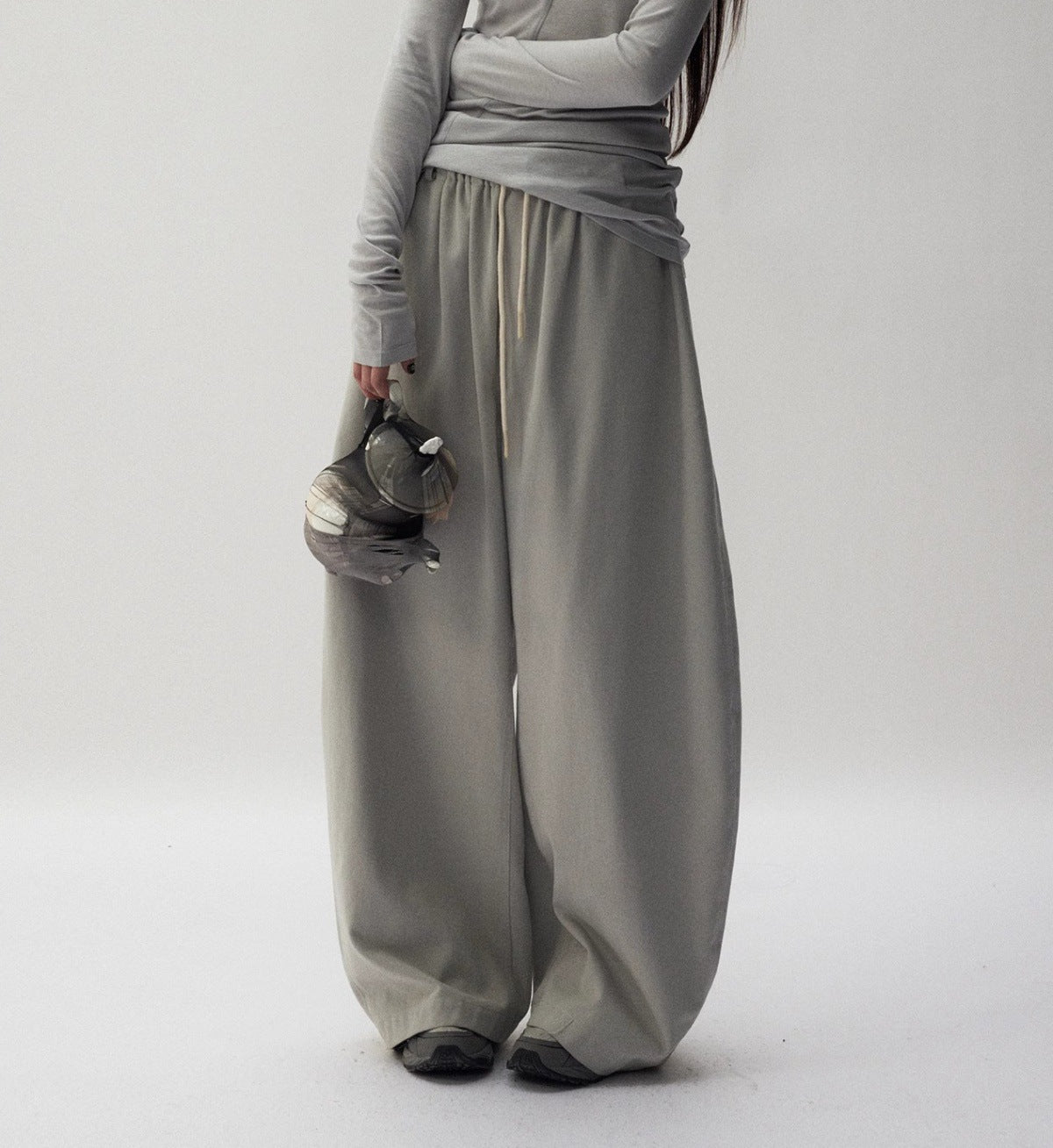 Tapered Loose Slimming Wide Leg Casual Pants
