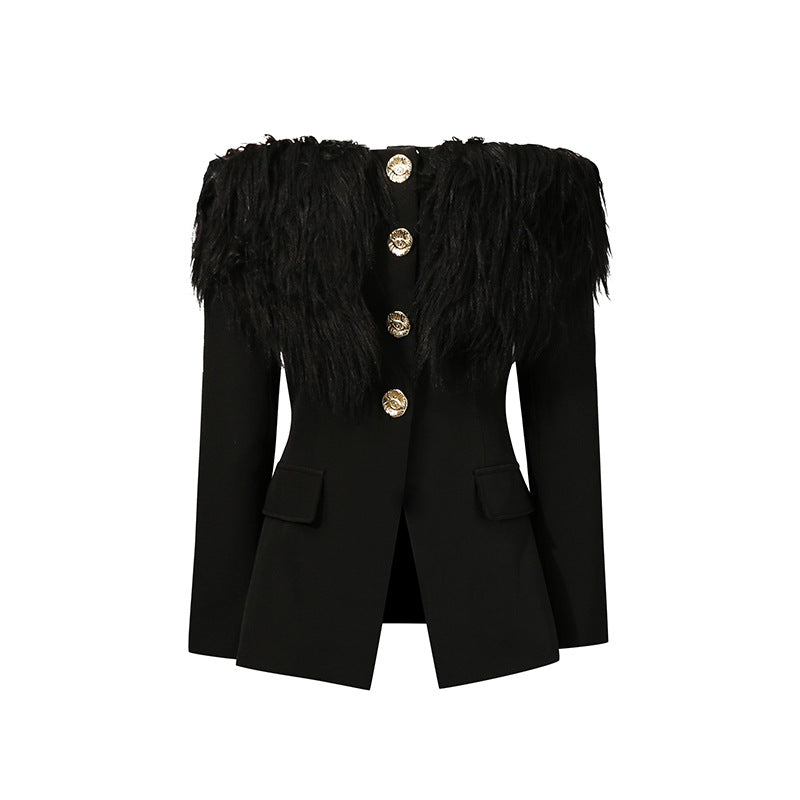 Women's Style Small Autumn Design Fashion Elegant Blazers