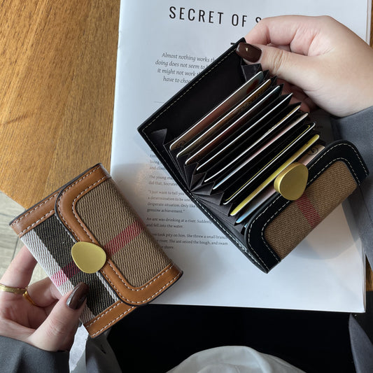 Women's Unique Exquisite Style Multiple Slots Card Holder