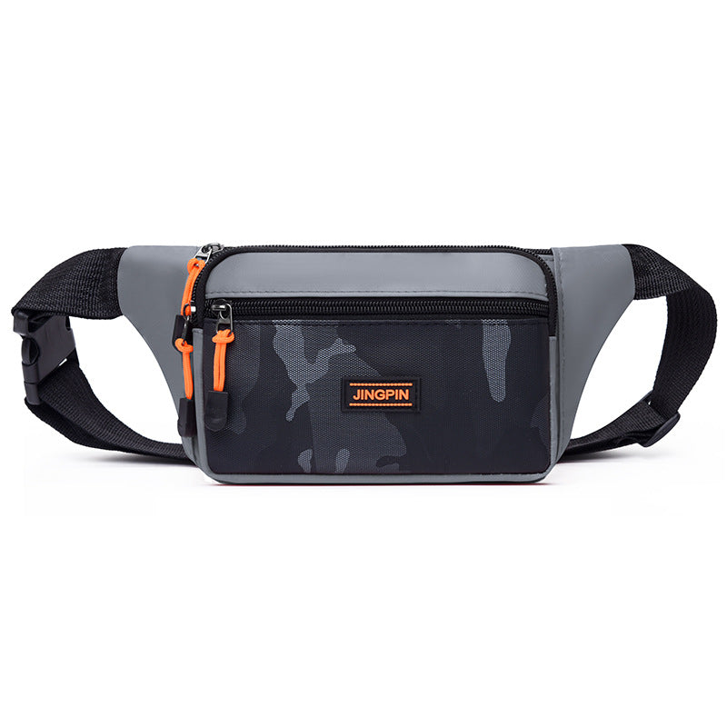 Men's Derm Waterproof Simple Large Capacity Cashier Men's Waist Packs