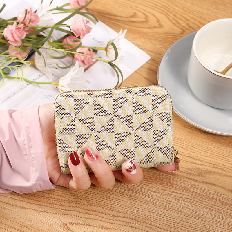 Women's Cool Fashion Position Versatile Zipper Card Holder