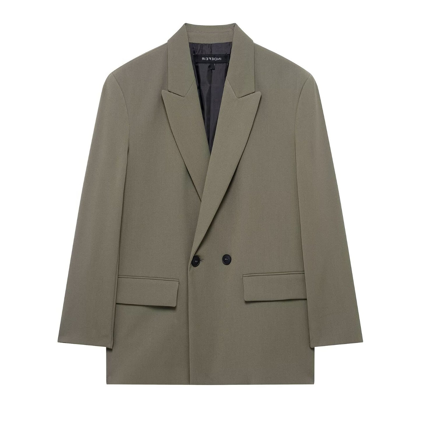 Women's Commute Style Lapel Double Breasted Temperament Blazers