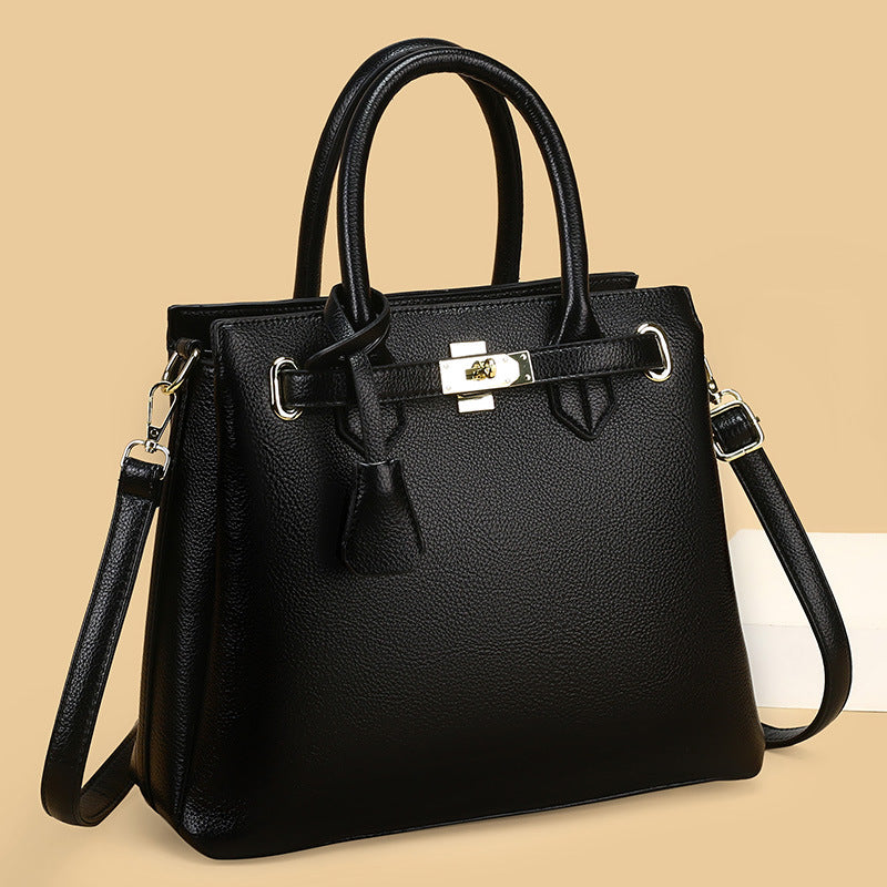 Women's Platinum Simple High-grade Hand Fashion Large Handbags