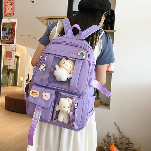 Women's Style Simple Junior Trendy Fashion Early Backpacks