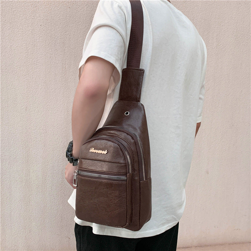 Men's Beautiful Simple Trendy Large Capacity Shoulder Bags