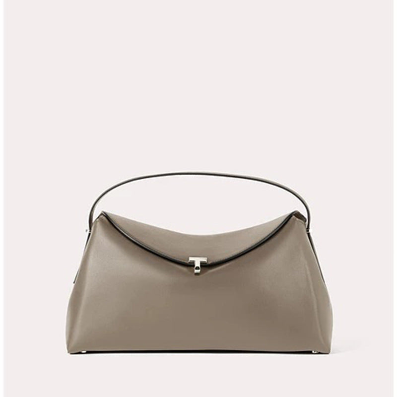 Popular Innovative Shape Texture Leather Clutch Lock