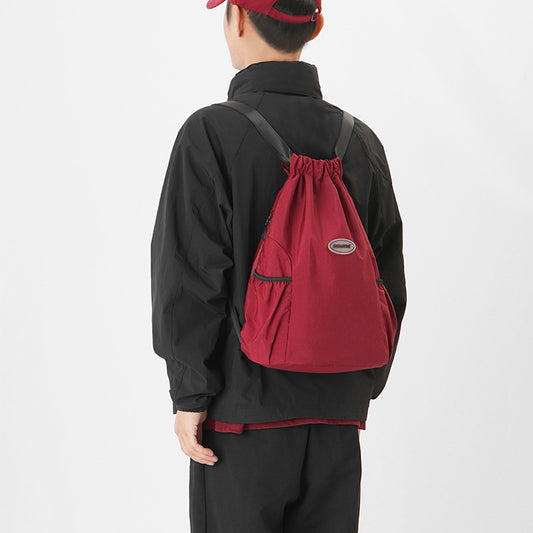 Women's & Men's & Fashion Lightweight Drawstring Fitness Buggy Backpacks