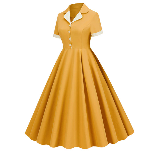 Holiday Style Picnic Graphy Fresh Waist Dresses