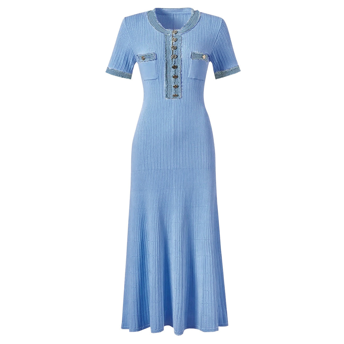 Women's Denim Simple Elegant Slim Slimming Long Dresses