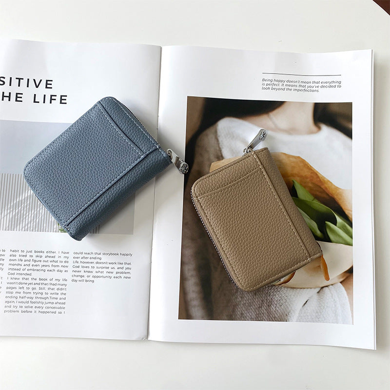 Women's Style Expanding Large Capacity Simple Zipper Ladies Wallets