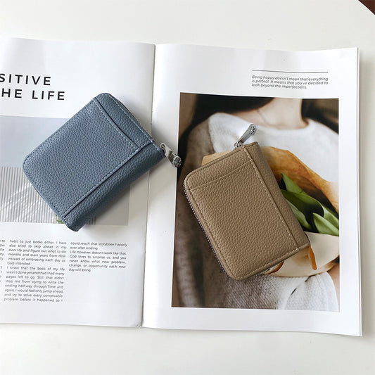 Women's Style Expanding Large Capacity Simple Zipper Ladies Wallets