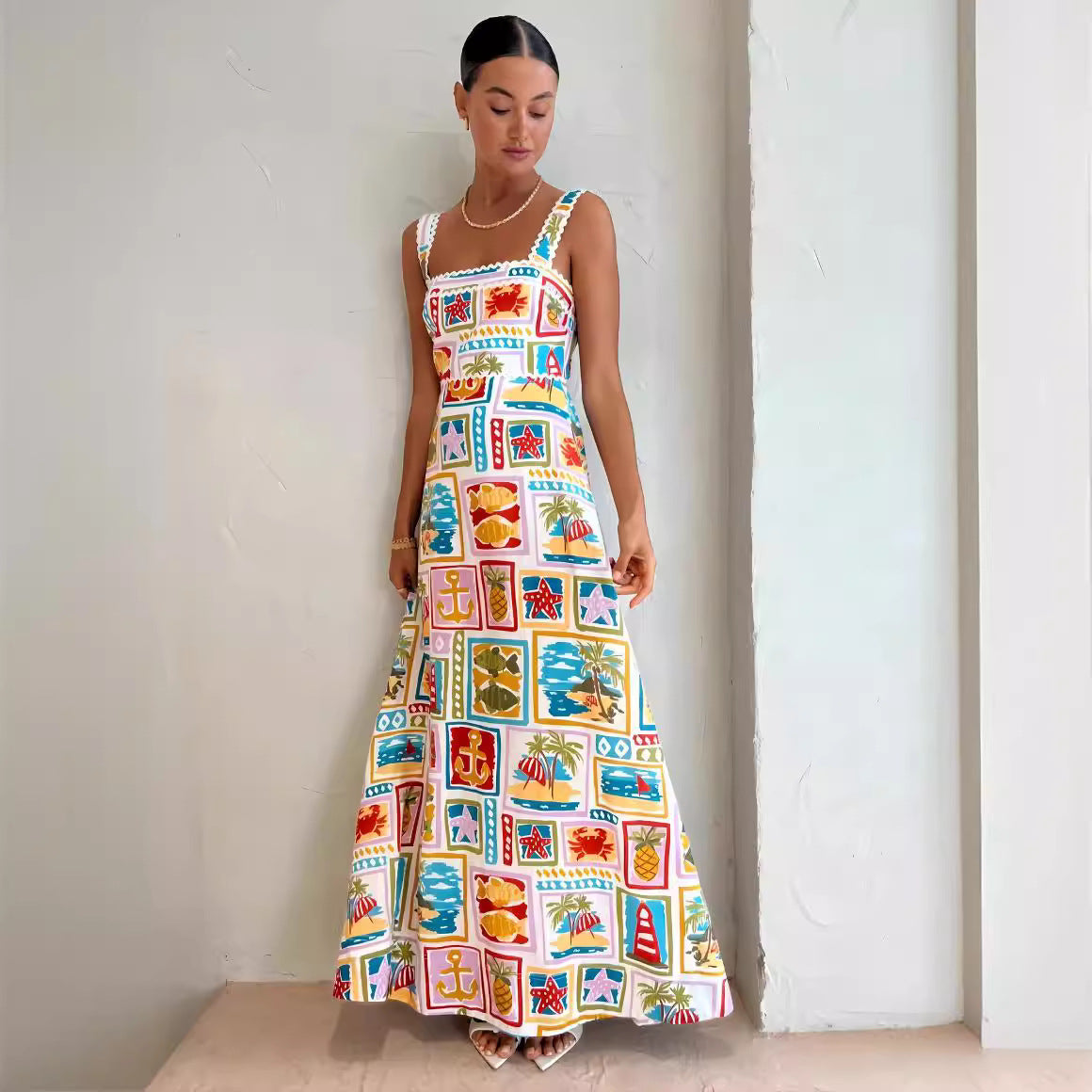 Women's Fashion Personalized Iti Strap Tube Sexy Dress