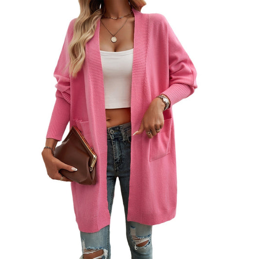 Women's Batwing Sleeve Elegant Solid Color Sweaters