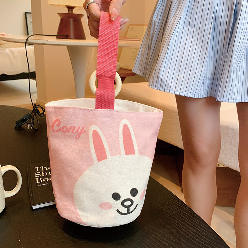 Korean Style Commuter Canvas Cute Cloth Handbags