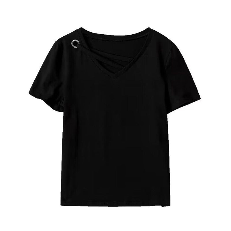Women's Niche Design Shoulder Bottoming Shirt Inner Tops