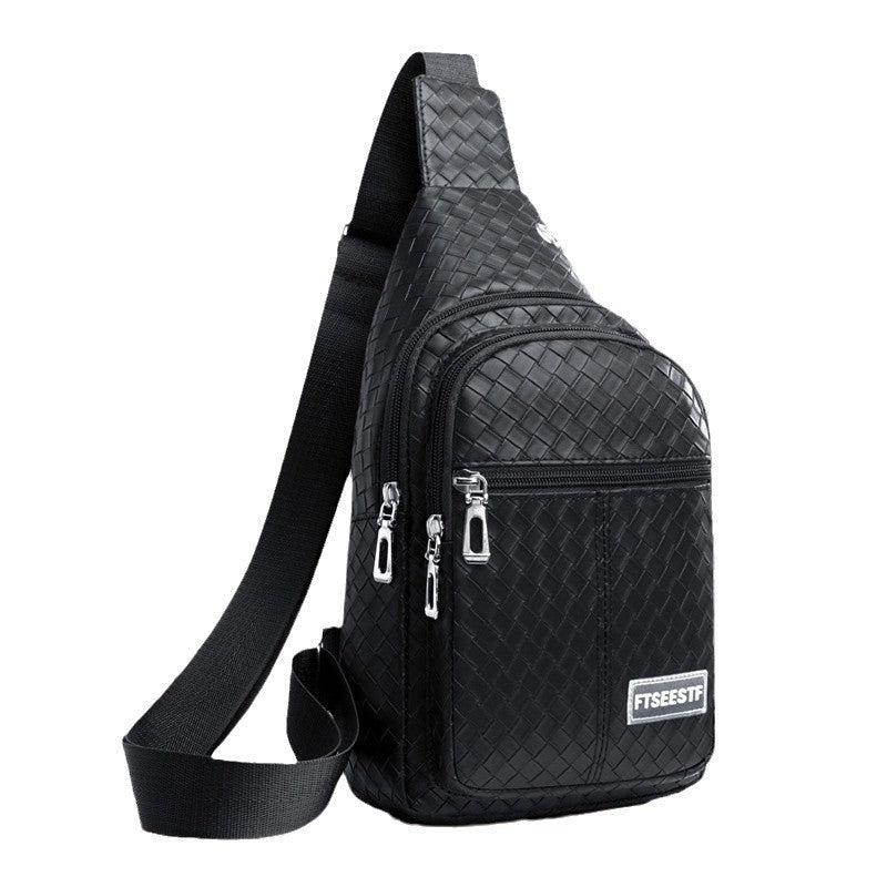 Men's Korean Leisure Simple Soft Leather Waterproof Men's Messenger Bags