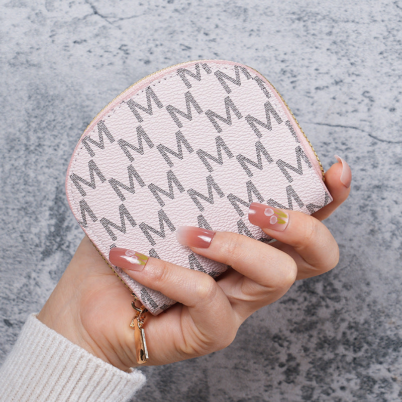 Slouchy Female Organ Zipper Document Bank Card Holder