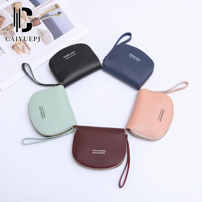 Women's Solid Color Access Cover High Sense Large Card Holder