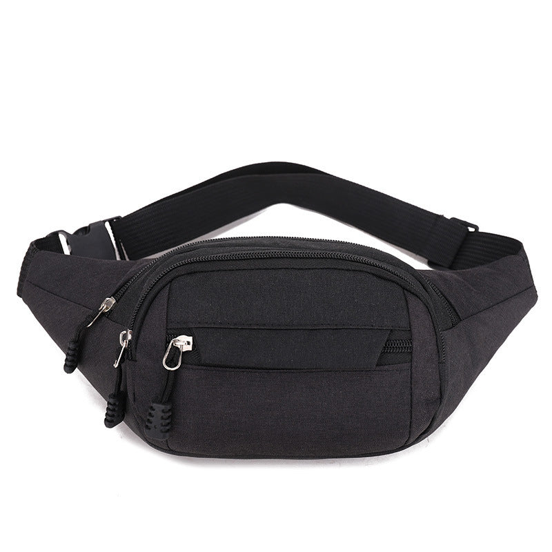 Men's Canvas Lady Mobile Large Capacity Multifunctional Men's Chest Bags