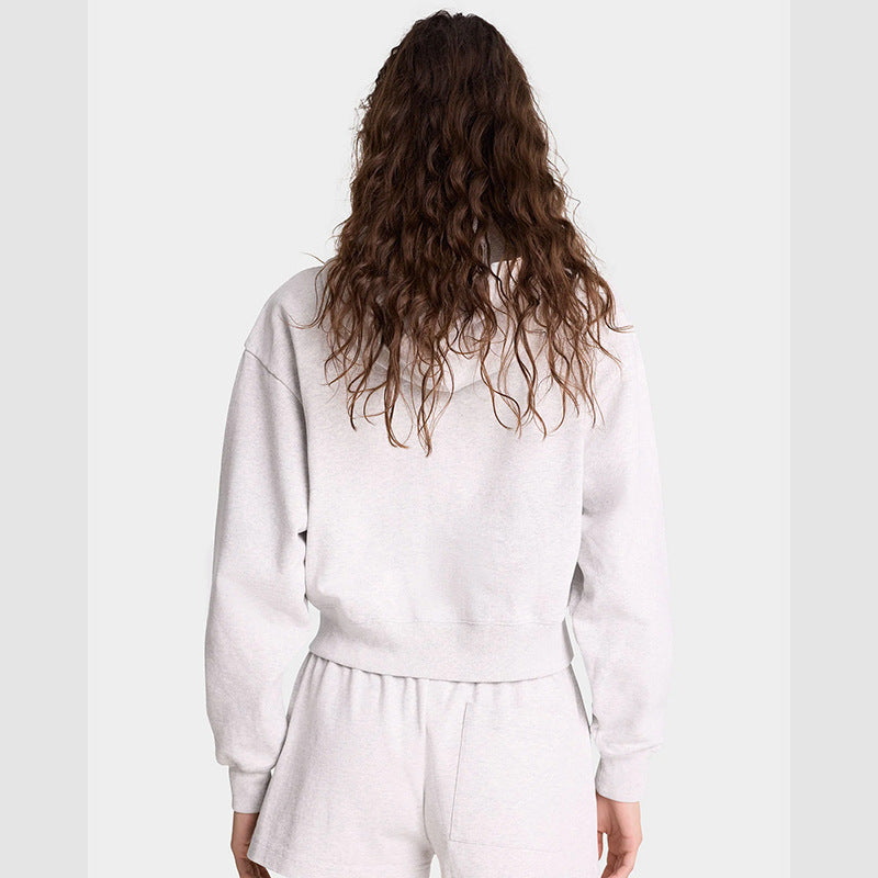 Women's No Refund Or Exchange Letter Fleece Sweaters