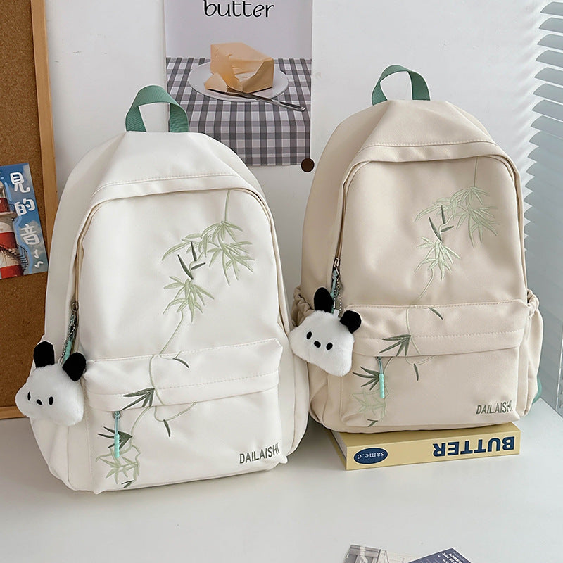 Chinese Style Niche Design Lightweight Waterproof Middle School Students' Schoolbags
