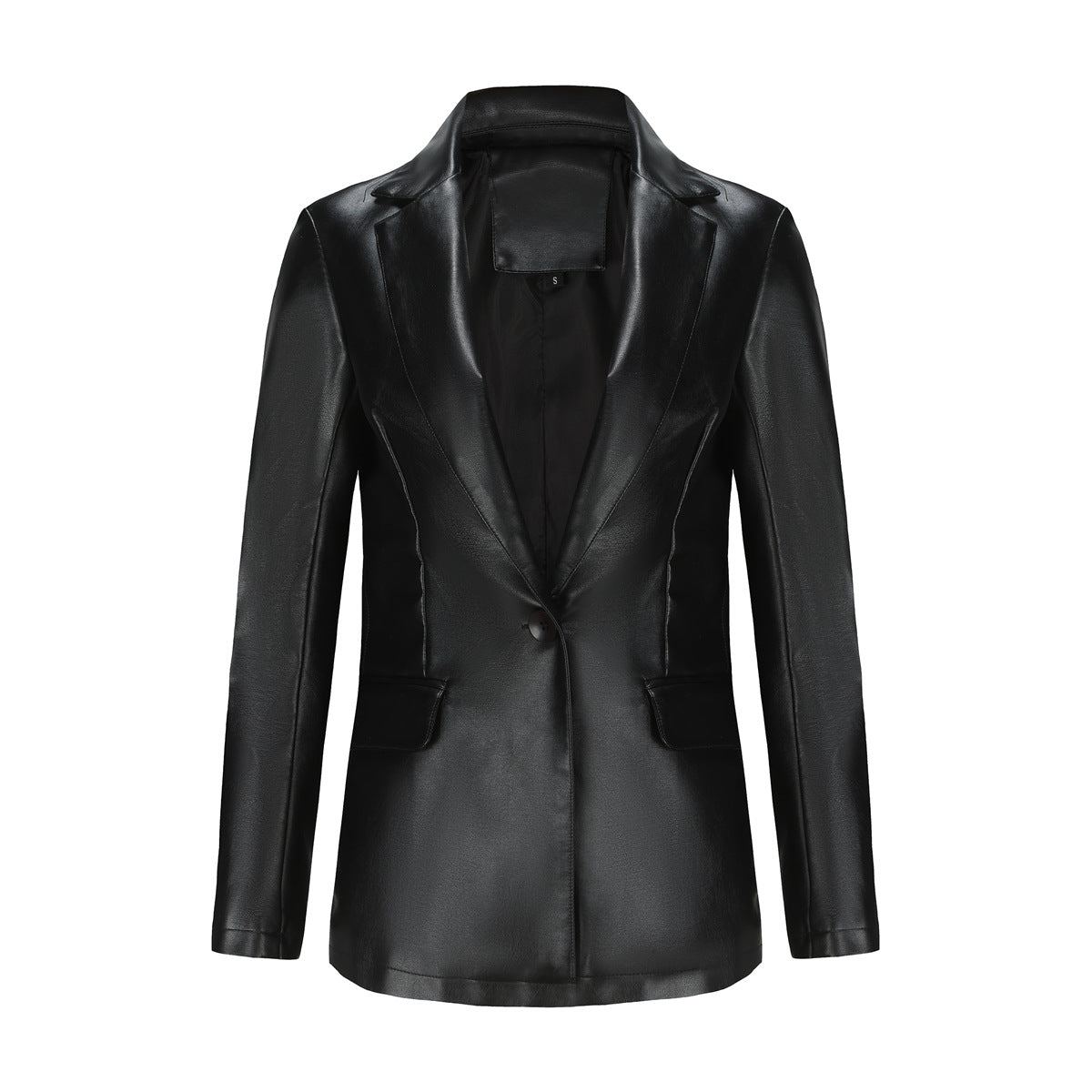 Women's Single Button Commute Leisure Solid Color Blazers