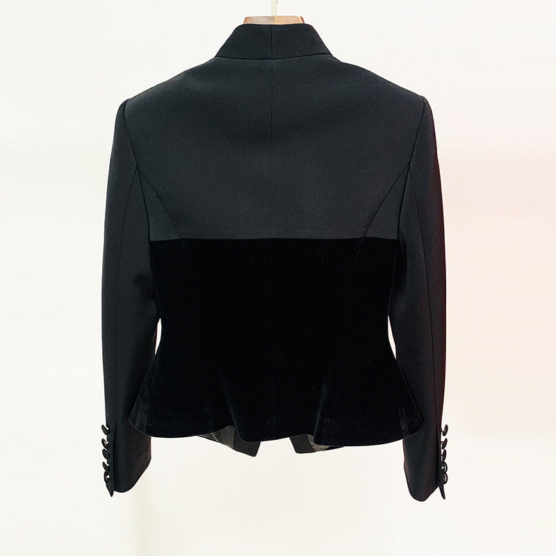New Fashion Structure Profile Veet Stitching Small Suit
