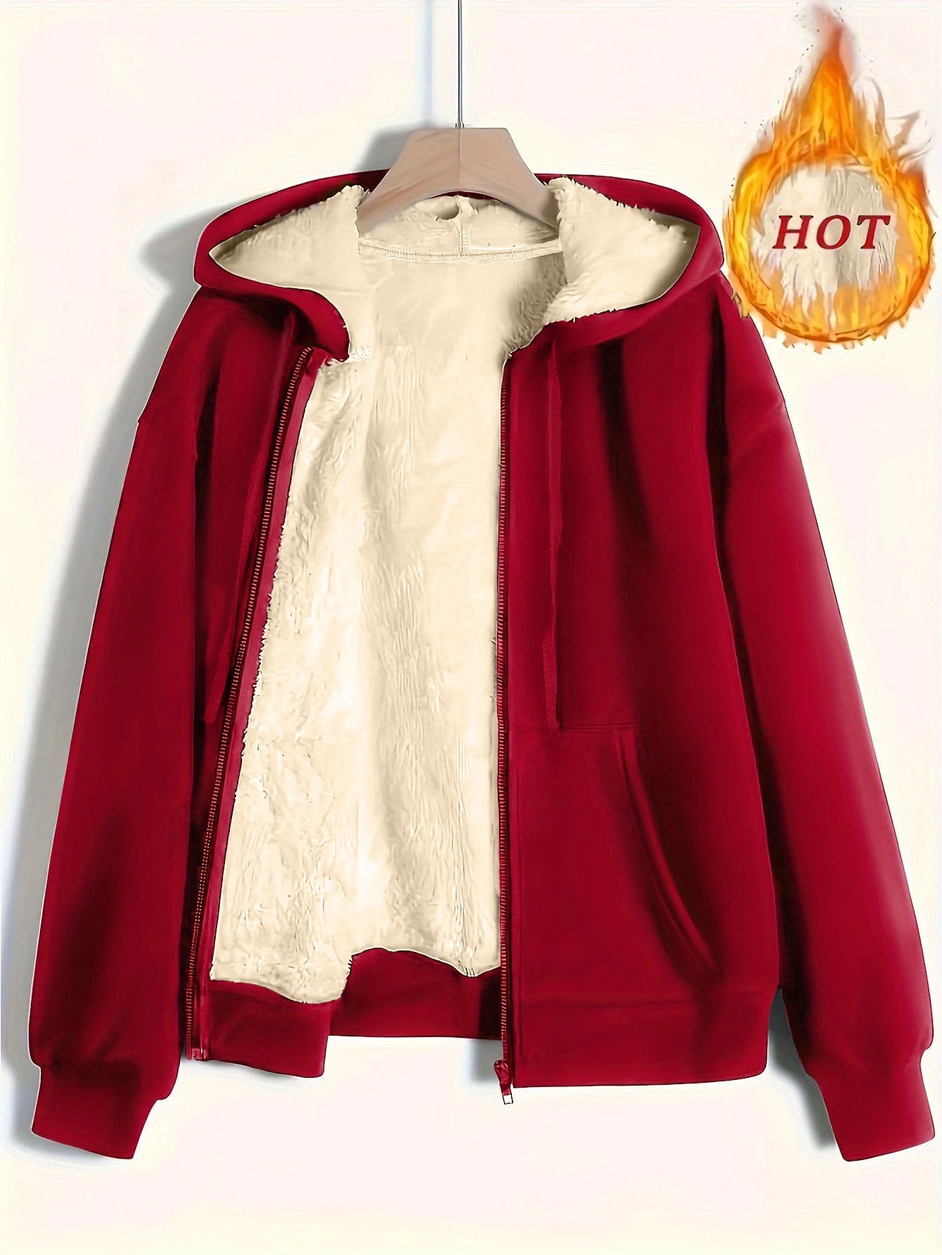 Cool Women's Winter Warm Plush Hoodie Women's Sweater, Sweater