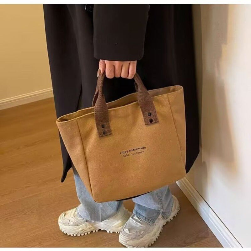 Women's Canvas Solid Color Mummy Family Out Handbags