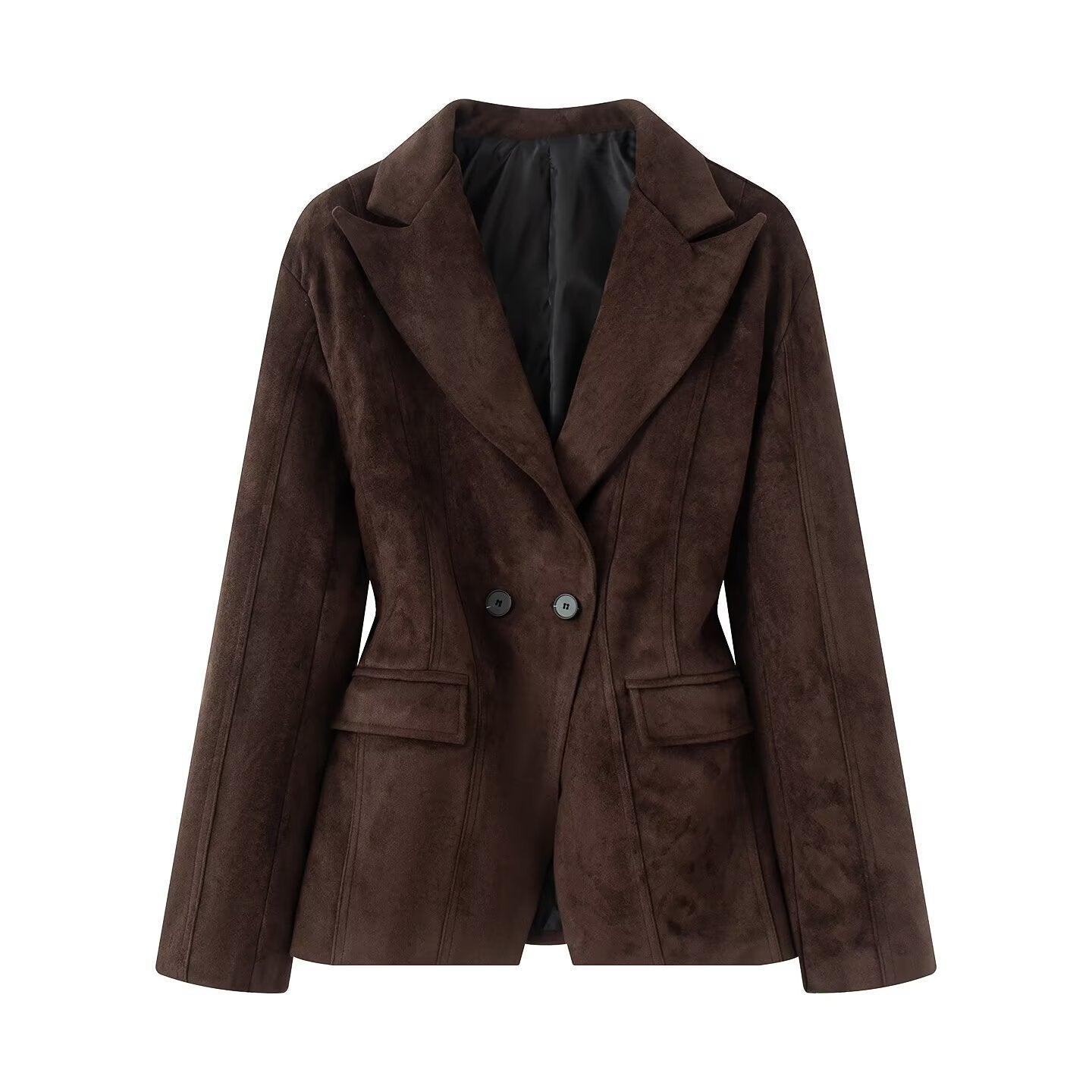 Women's Autumn Fashion Brushed Veet Design Sense Coats