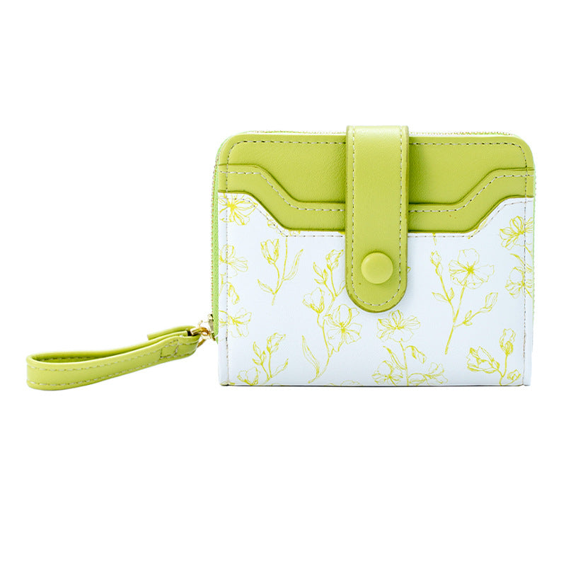 Women's Romantic Style National Fashion Floral Large Ladies Wallets