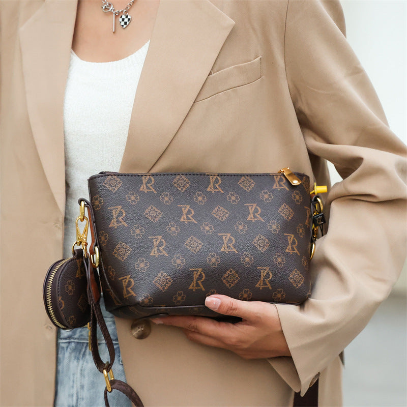 Classic Trendy Personality Vintage Printed Simple Crossbody Bags