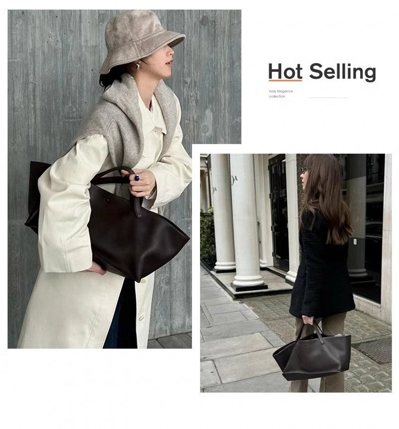 Graceful Minimalist High-grade Simple Large Capacity Handbags
