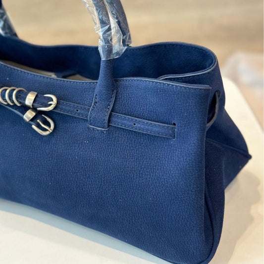 Trendy Vintage Genuine Leather Frosted Suede Handbags