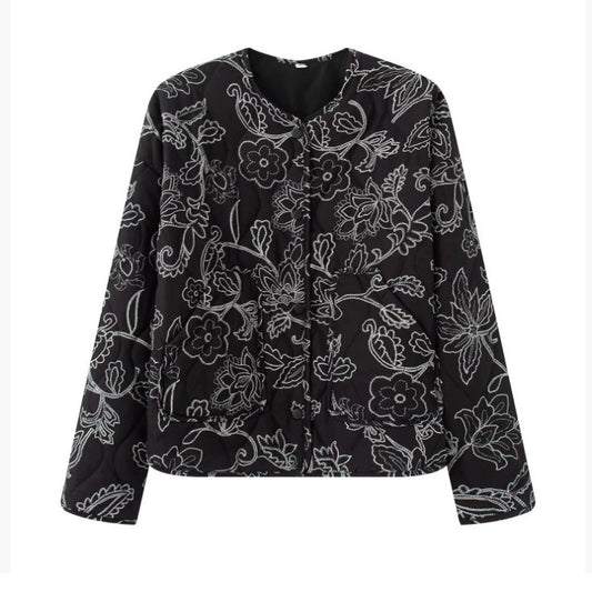 Women's Unique Cool Fashion Quilted Coating Jackets