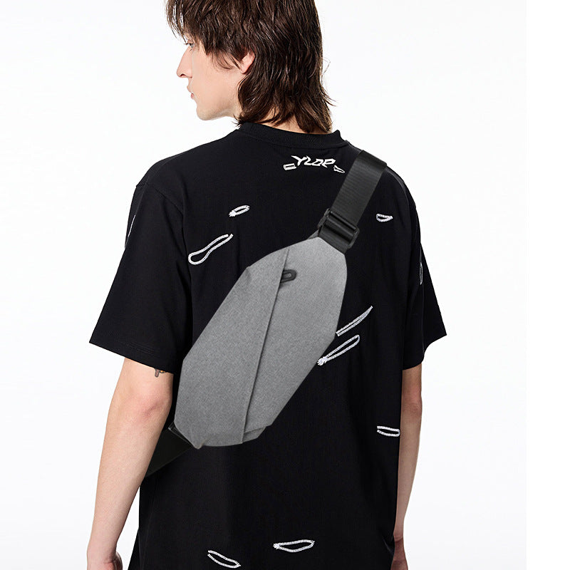 Men's Trendy Mobile Capacity Niche Design Fashion Men's Chest Bags