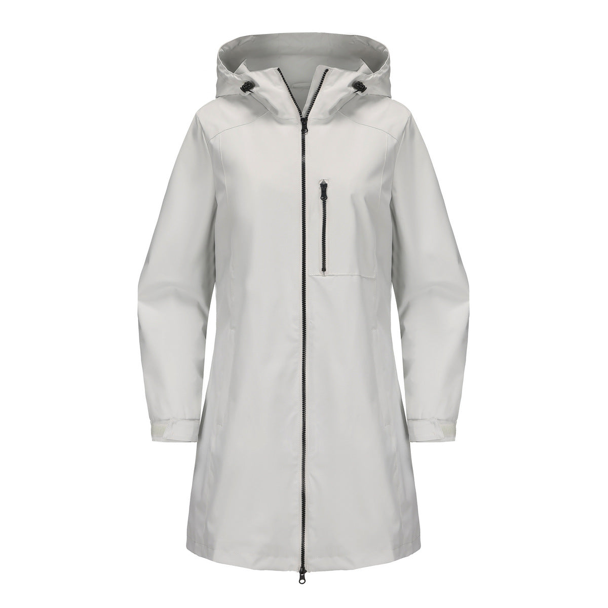 Women's Windbreaker Hooded Long Sleeve Loose Leisure Coats