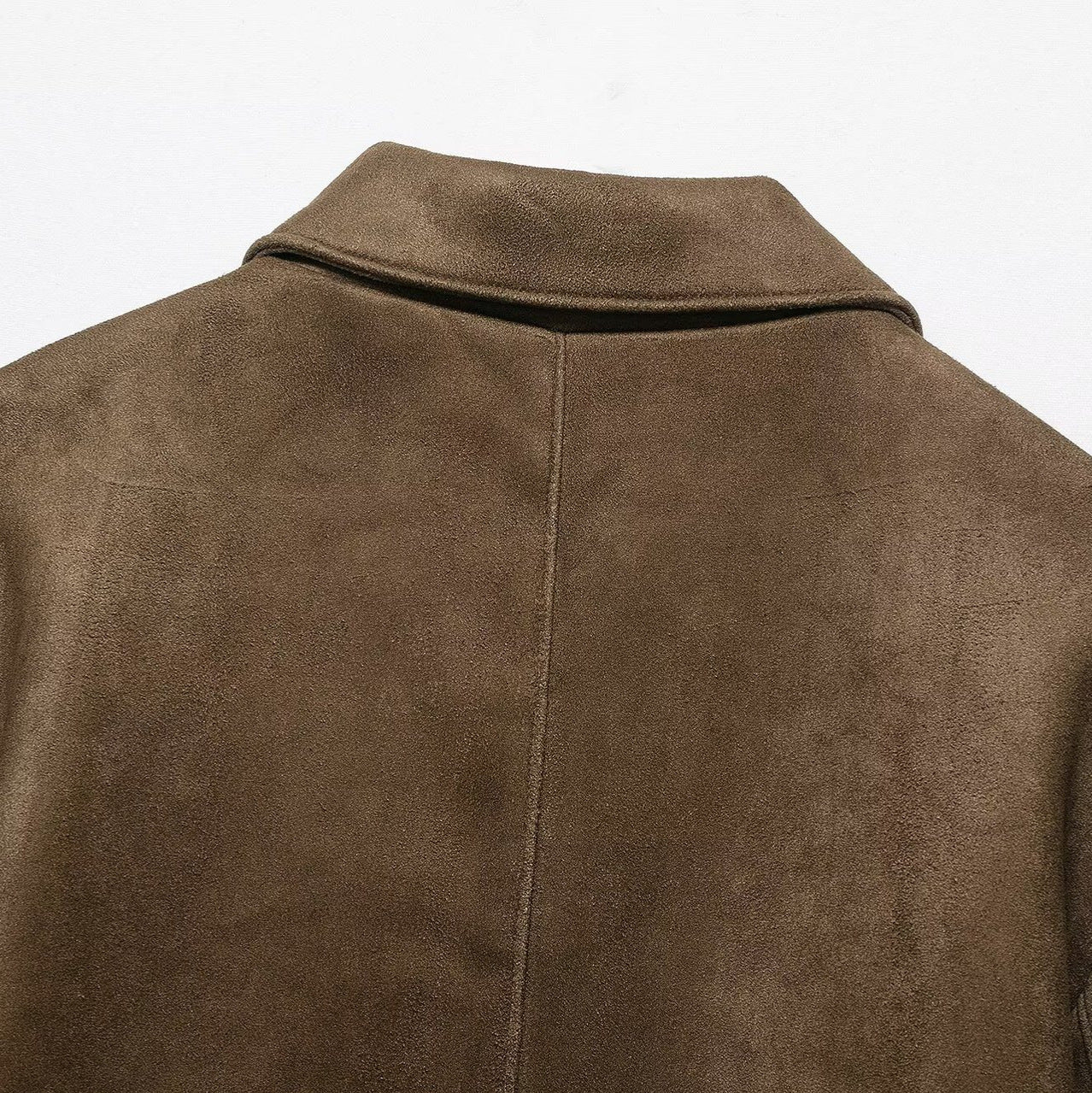 Women's Fashion Suede Texture Effect Casual American Jackets