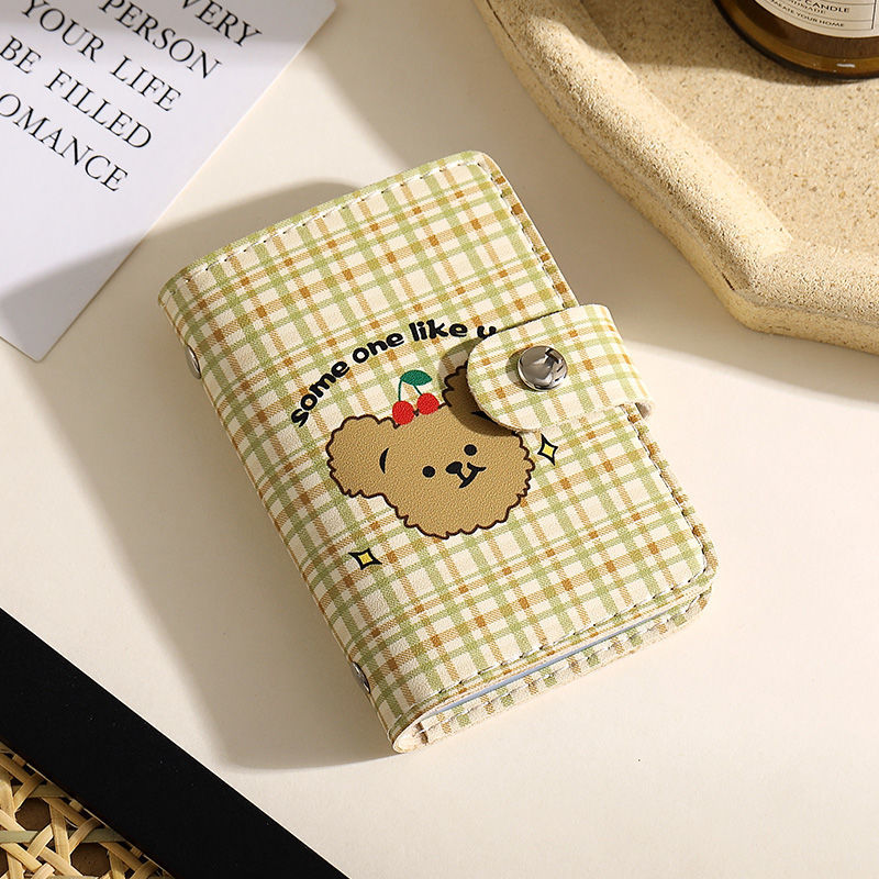 Cartoon Female Personalized Minority Large Capacity Multiple Card Holder