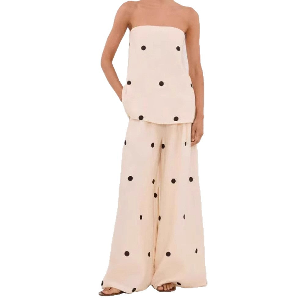 Women's Tube Fashion Casual Polka Dot For Suits