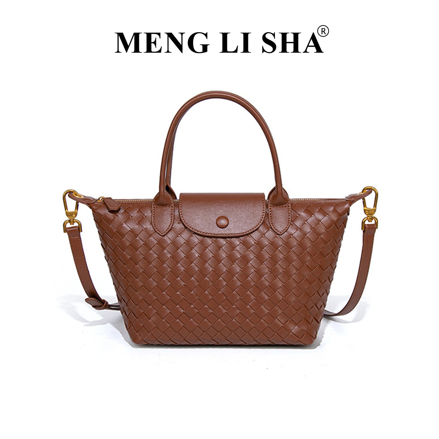 High-grade Hand-woven Commuter Portable Dumpling Simple Crossbody Bags