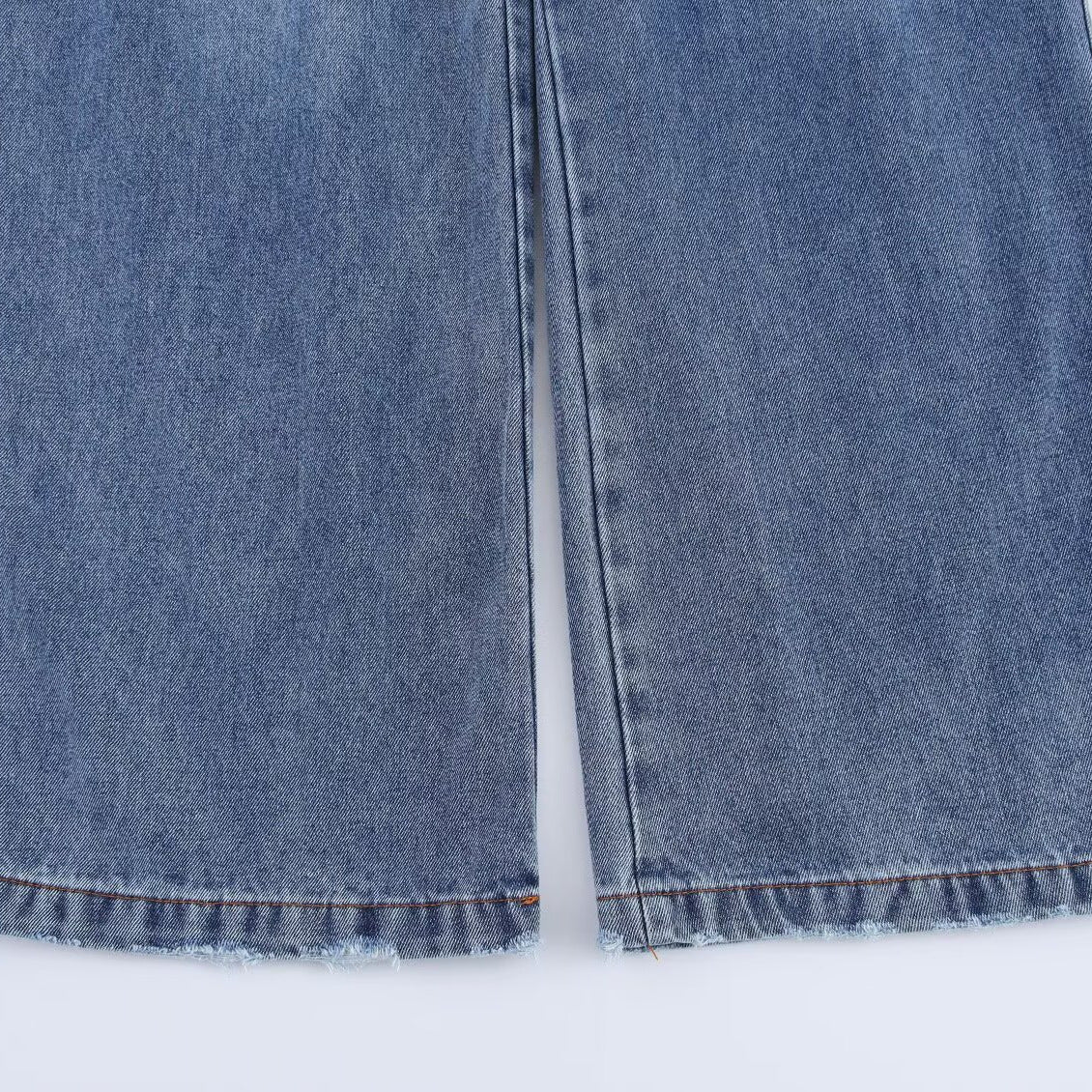 Women's Homemade Classic Versatile Decorative Loose Jeans