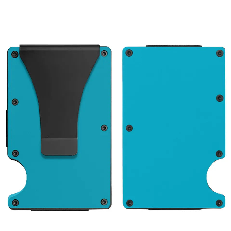 Elegant Credit Box Aluminum Alloy Metal Card Holder