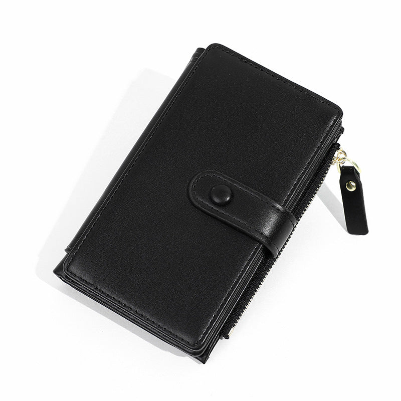 Women's High Sense Short Simple Zipper Change Ladies Wallets