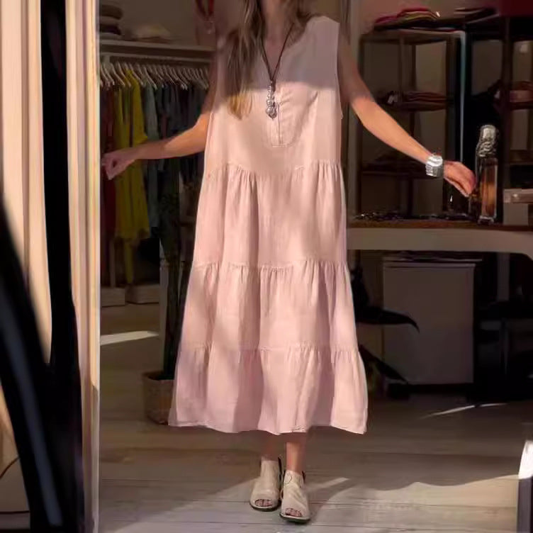 Durable Casual Women's Cotton Linen Long Clothing