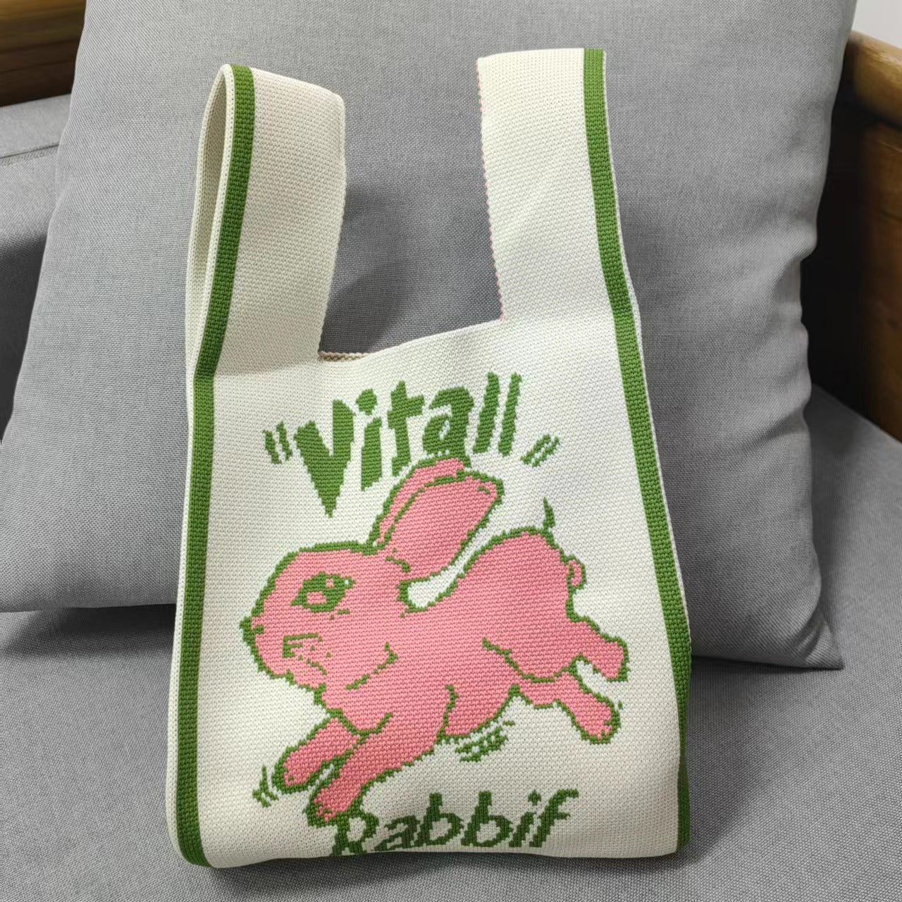 Korean Style Woolen Yarn Fashion Simple Shoulder Bags