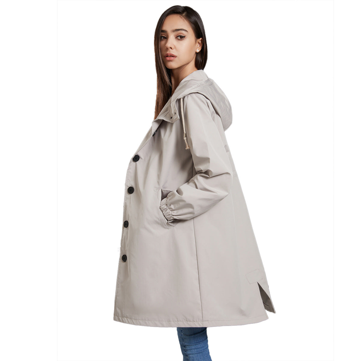 Women's Waterproof Anorak Casual Long Loose Large Coats