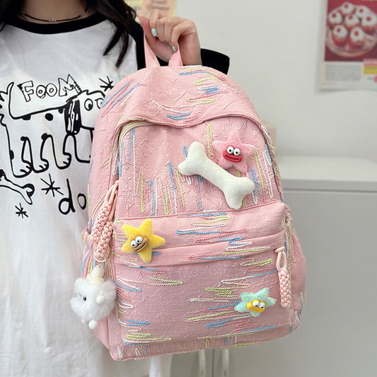 Style High Female Good-looking Cute Sweet Backpacks