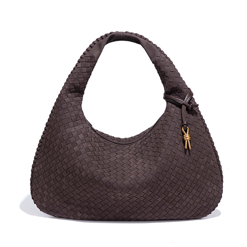 Attractive Creative Retro Woven Dumpling Suede Bags